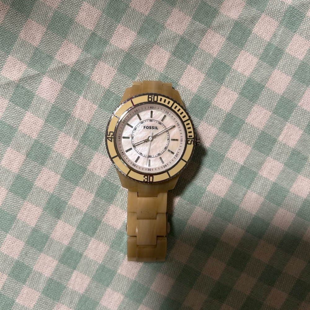 Fossil Tan Bracelet Watch